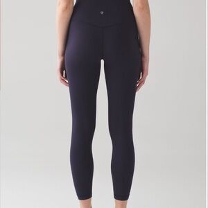 Lululemon Align legging II Midnight Navy size 4 nulu 7/8 leggings buttery soft